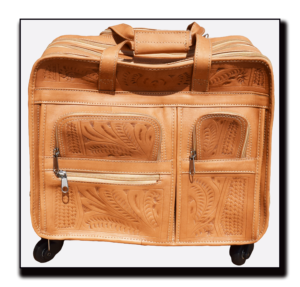 Western Leather Carry On