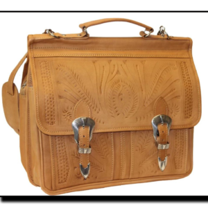 Tooled Leather Briefcase