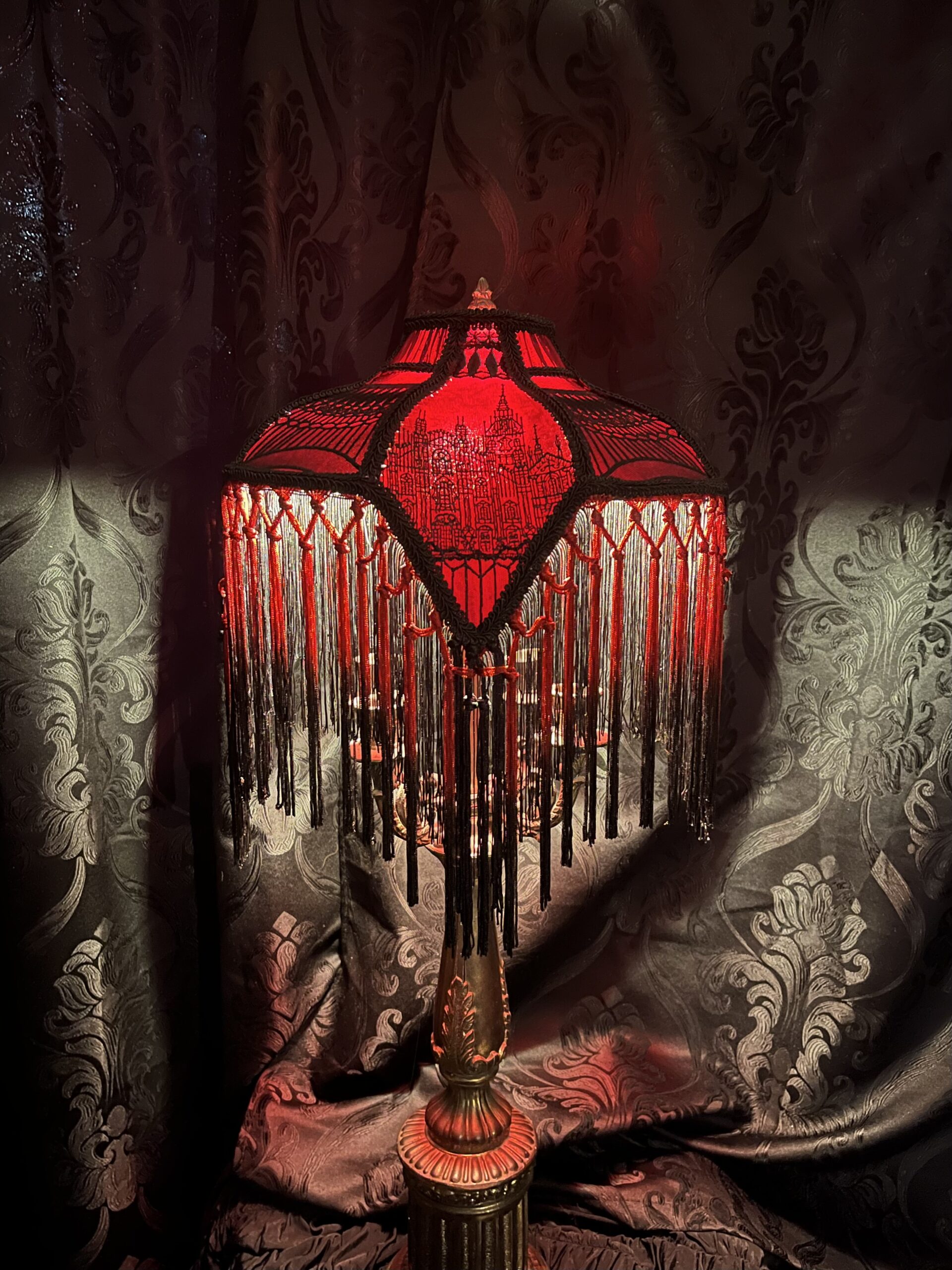 Old West Victorian Lampshade